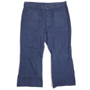Vintage Coastal Industries Jeans Mens 38R (34x26.5) 70s US Navy Bell Bottoms